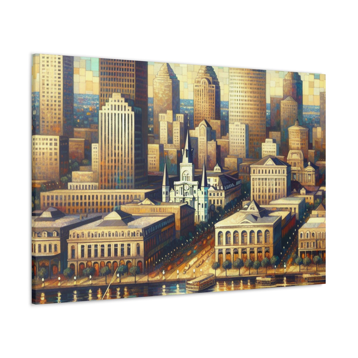 Jazz City Serenade - Canvas