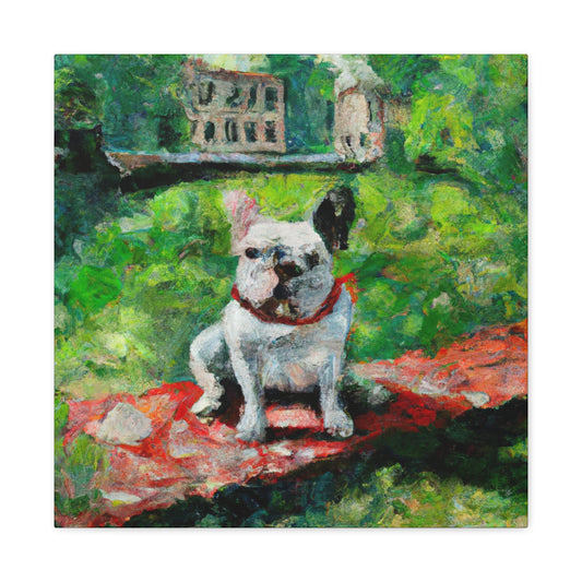 "The French Bulldog Portrait" - Canvas