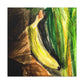 Bananna Garden Delight. - Canvas