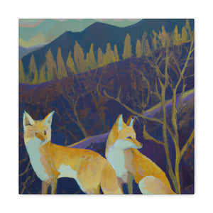 "Fox in Art Deco" - Canvas