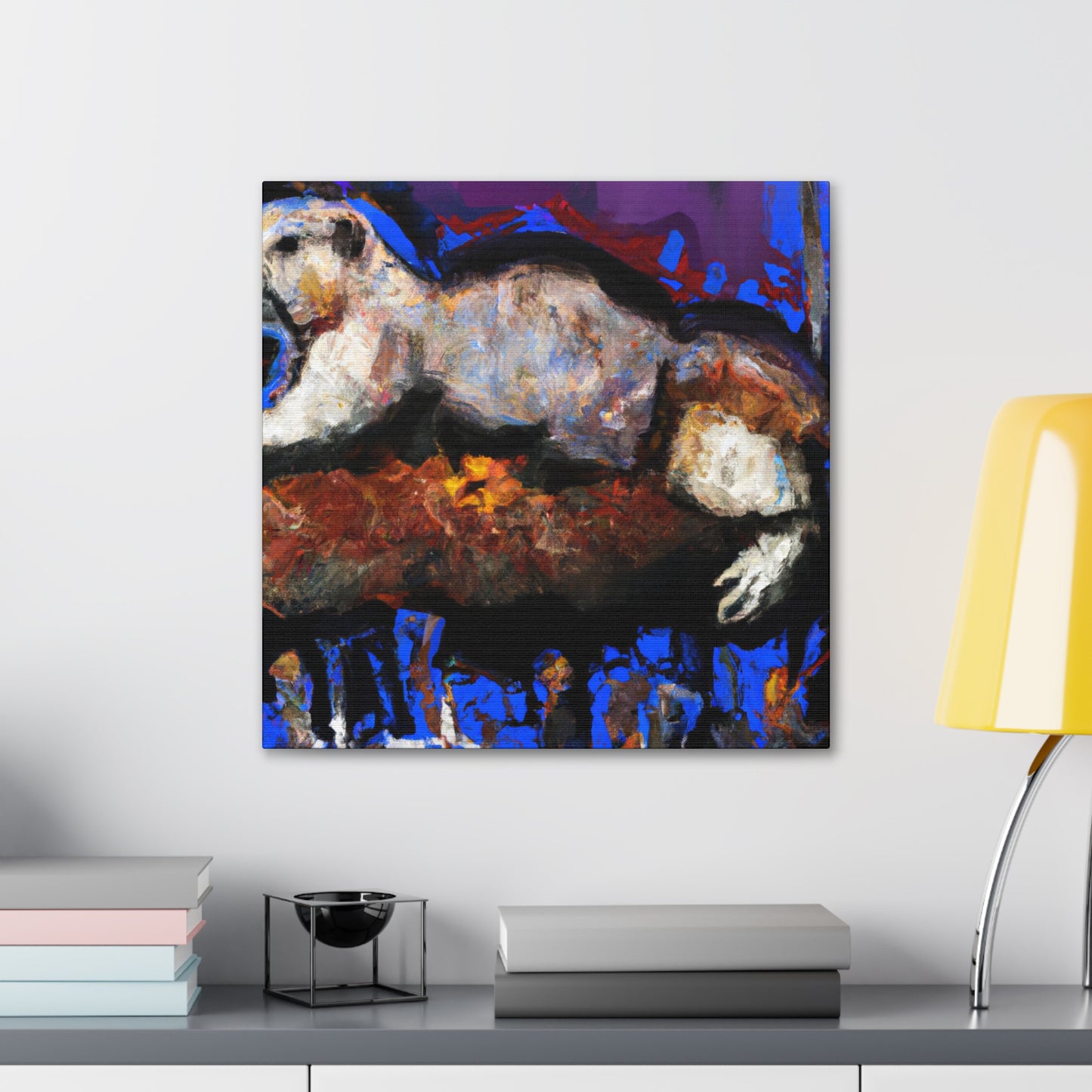 "Prairie Dog Embracement" - Canvas