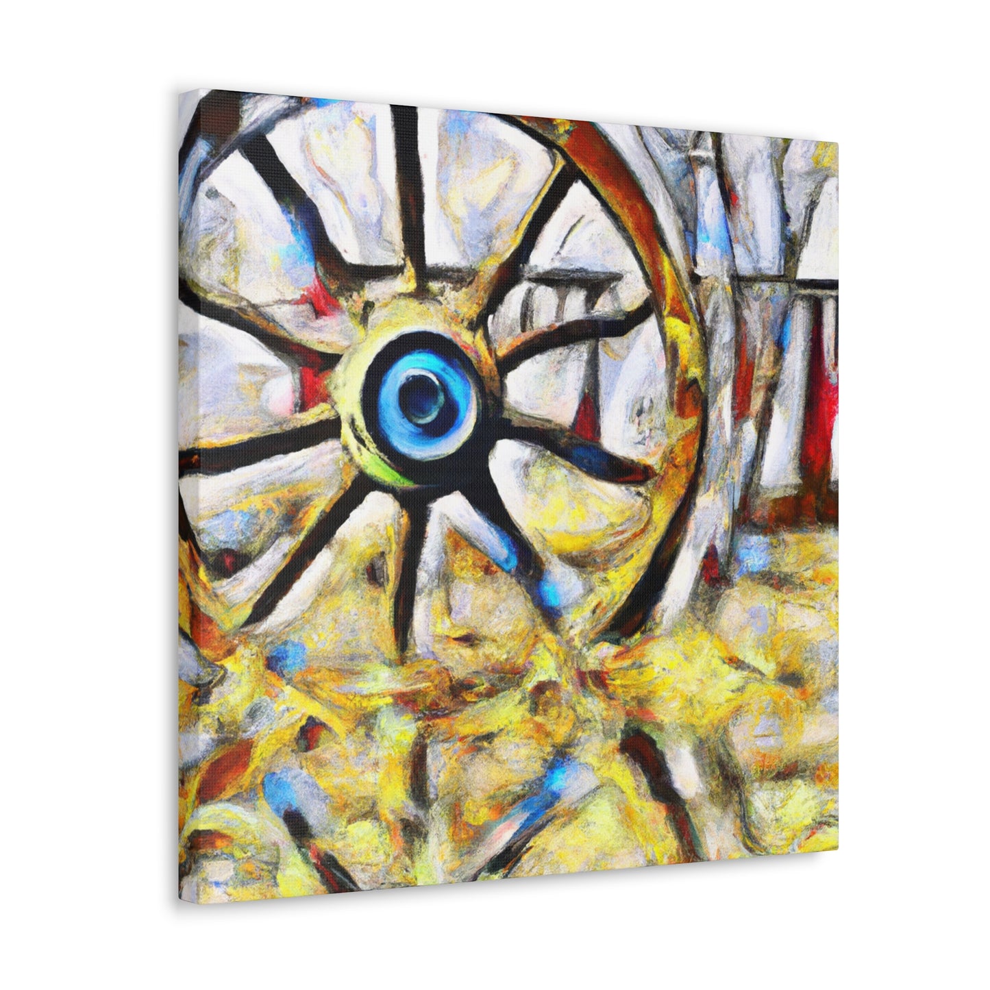 "Wheels of Progress Turning" - Canvas