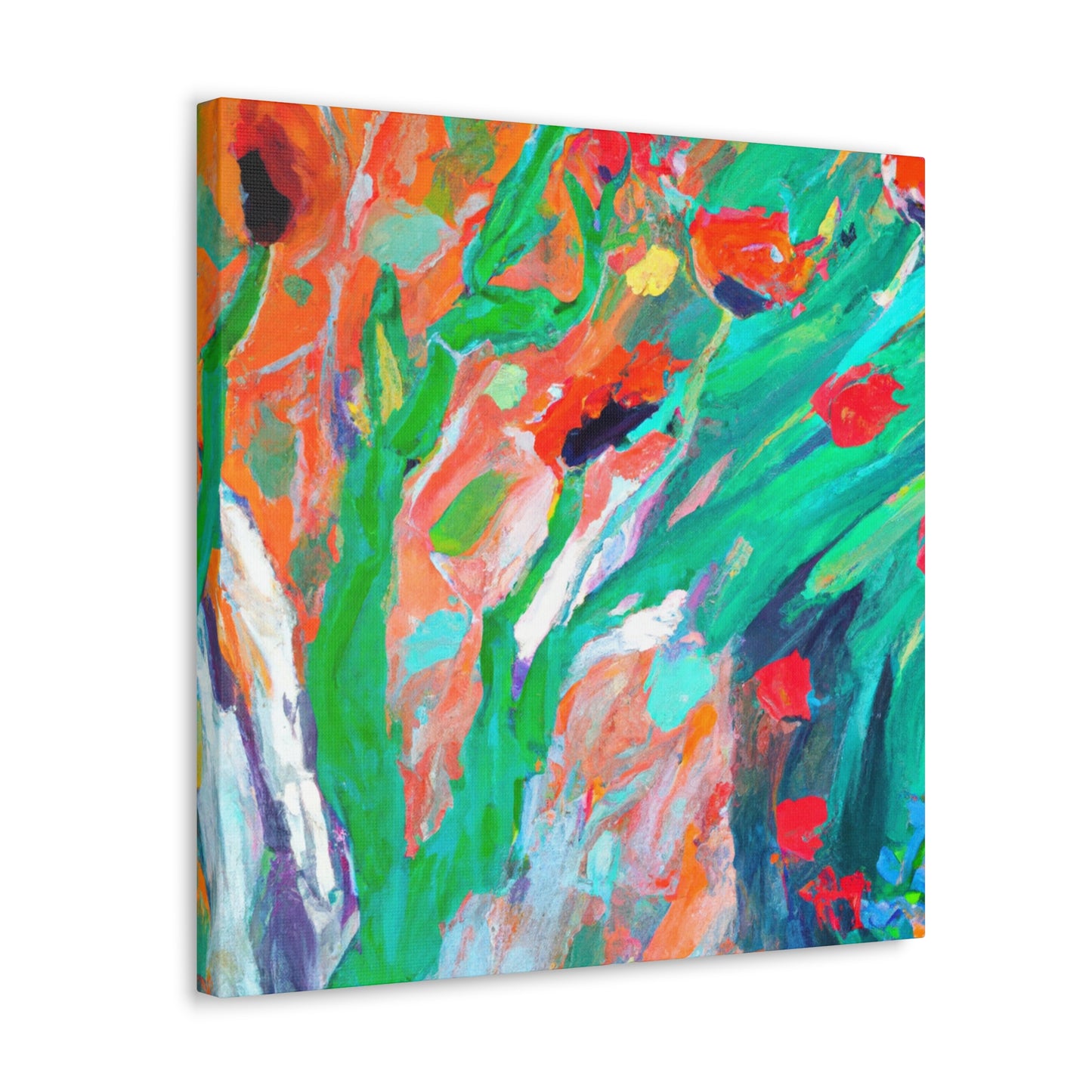 Poppy Dreamscape Painting - Canvas