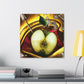 "Apple Adorned in Rococo" - Canvas