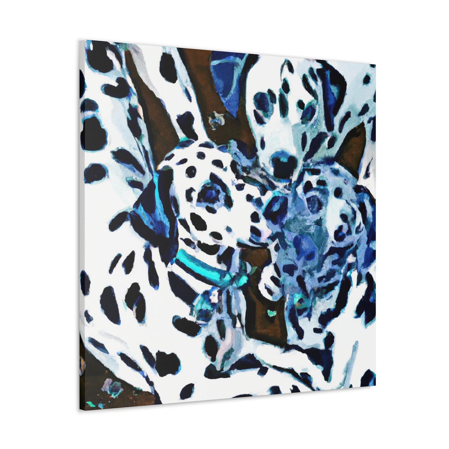 "Dalmatian Unleashed Energy" - Canvas