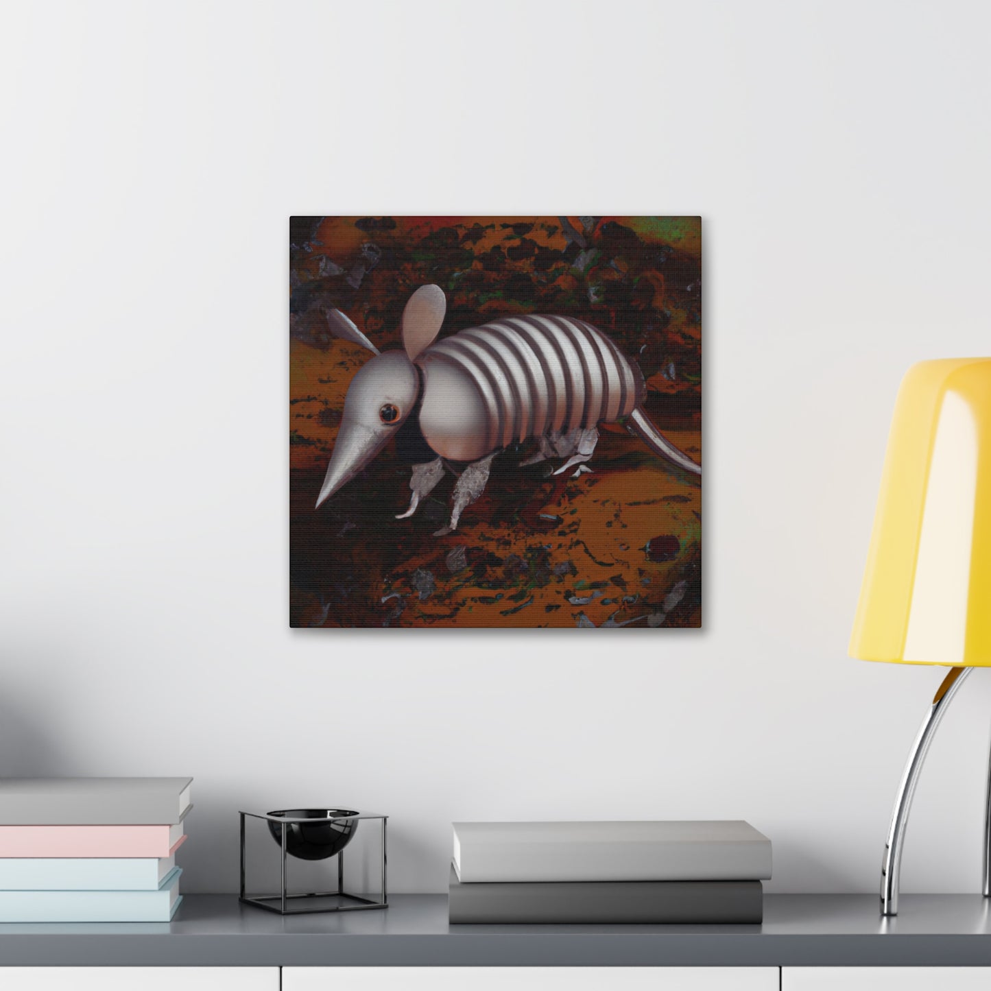 Armadillo In Sunset - Canvas