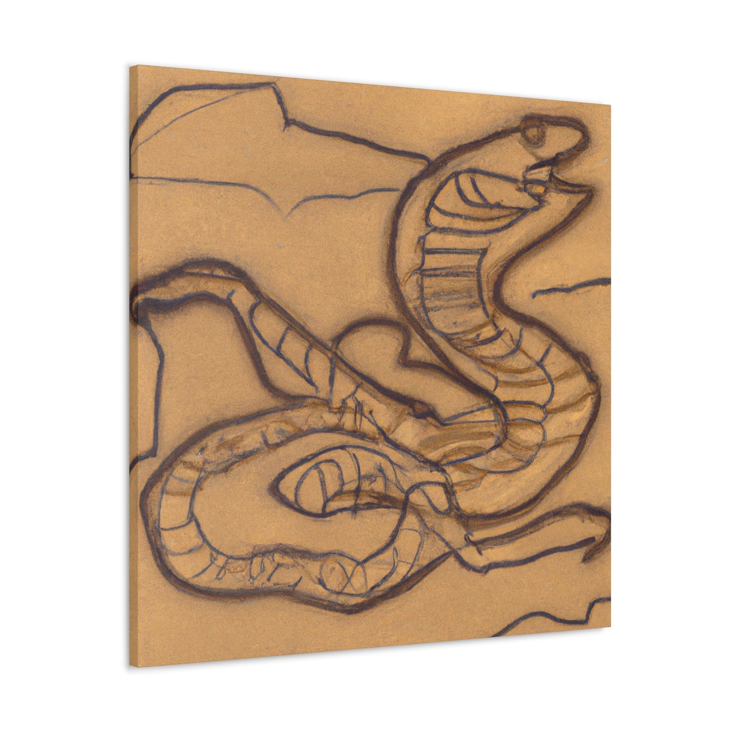 "The Rattlesnake Deco" - Canvas