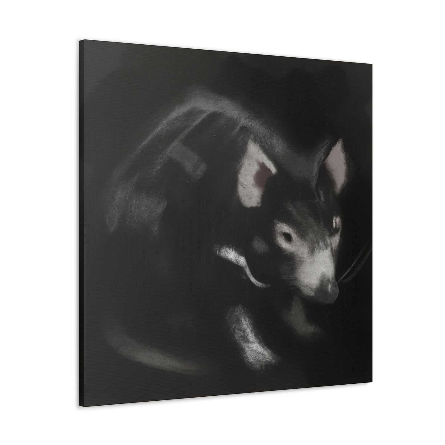 "Tasmanian Devil Howling" - Canvas