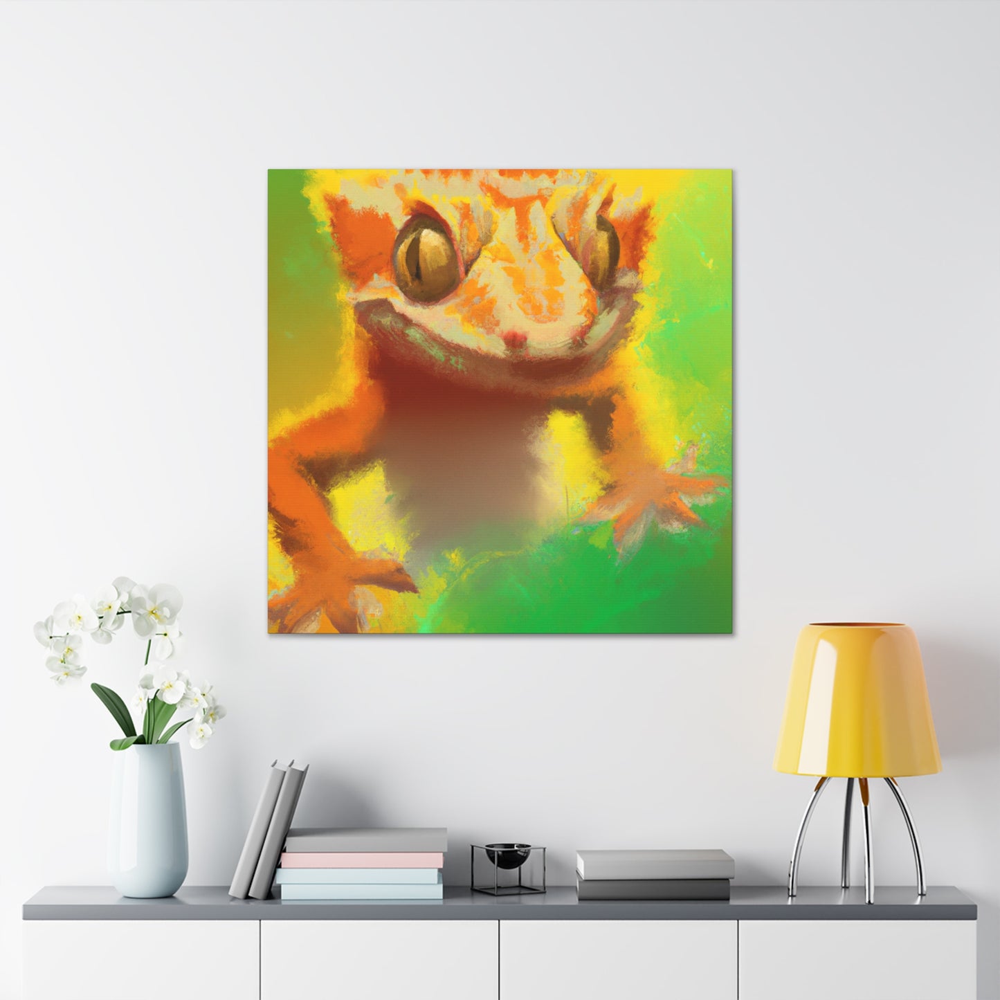 Crested Gecko Hues - Canvas