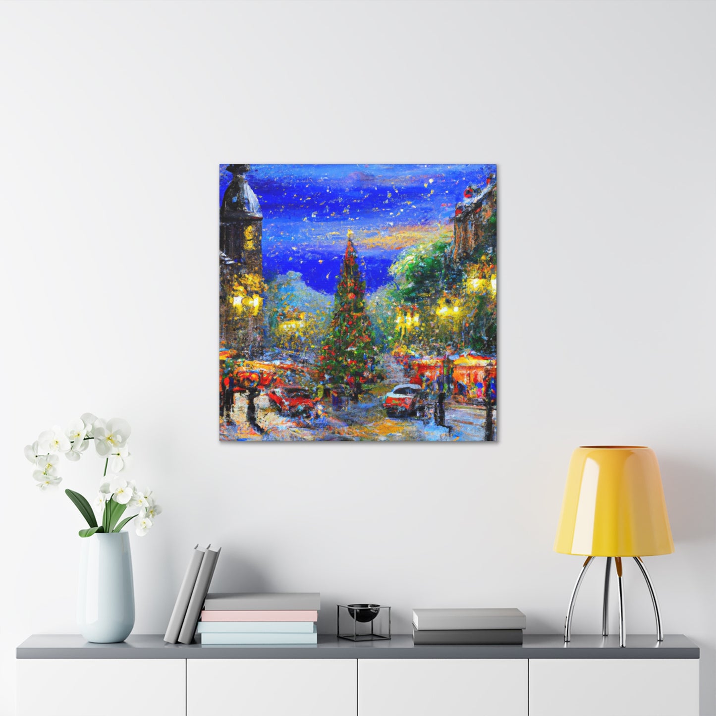 City Square Reverie - Canvas