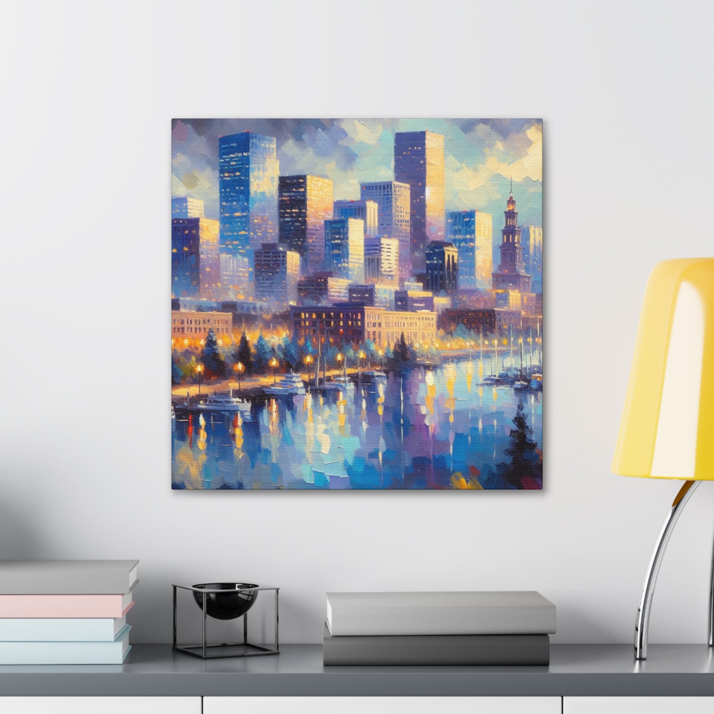 "Colorado's Vibrant Urban Colors" - Canvas