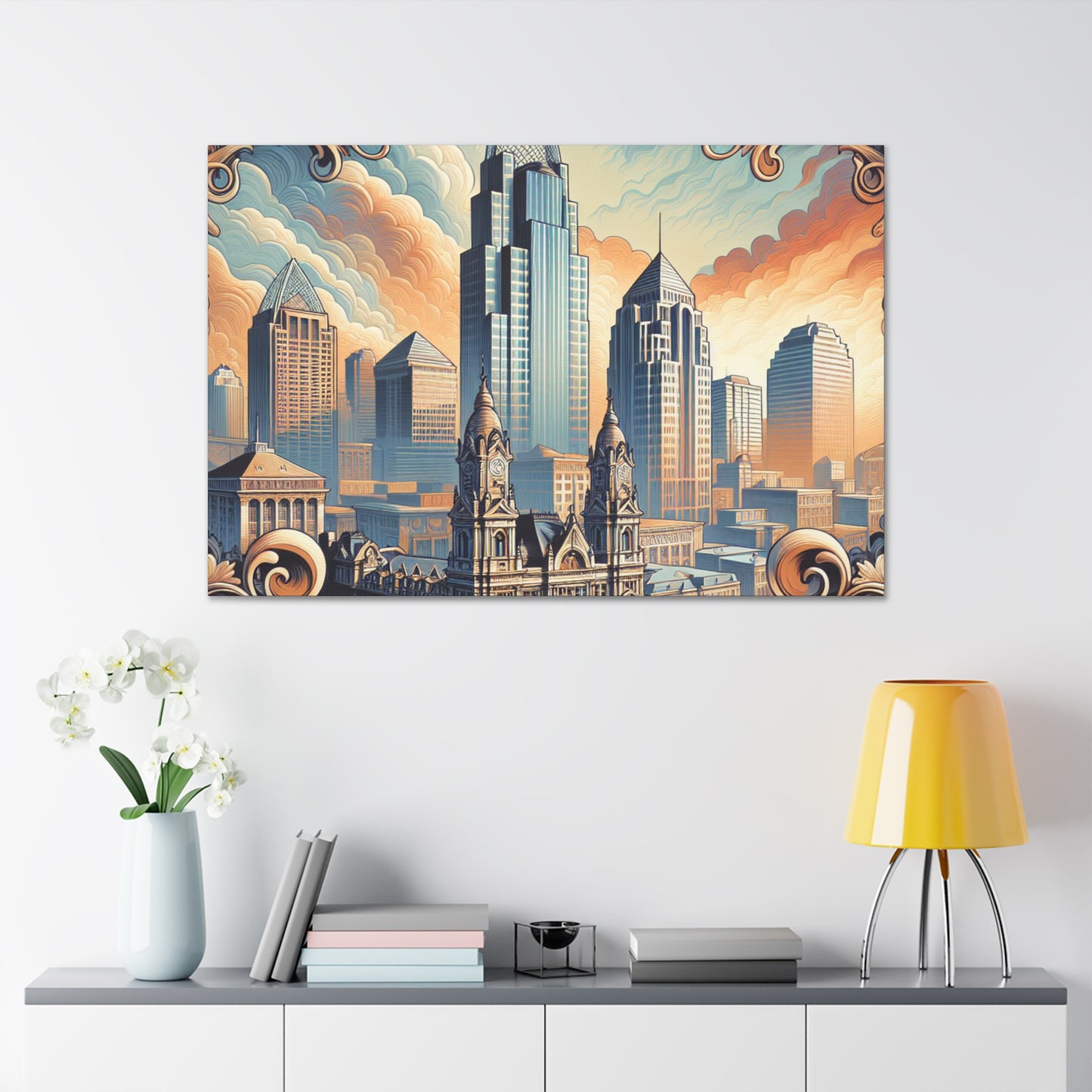 "Cincinnati's Enchanted Elegance" - Canvas