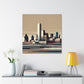 "Urban Serenity: Dallas Elegance" - Canvas