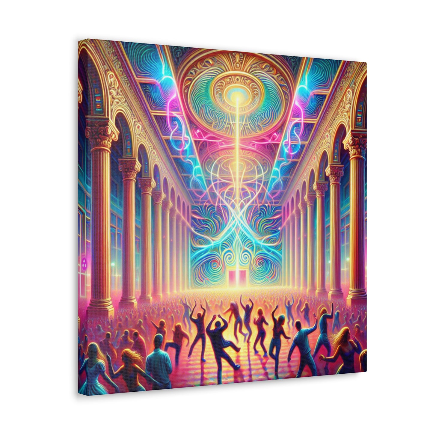 Euphoric Midnight Revelry - Canvas