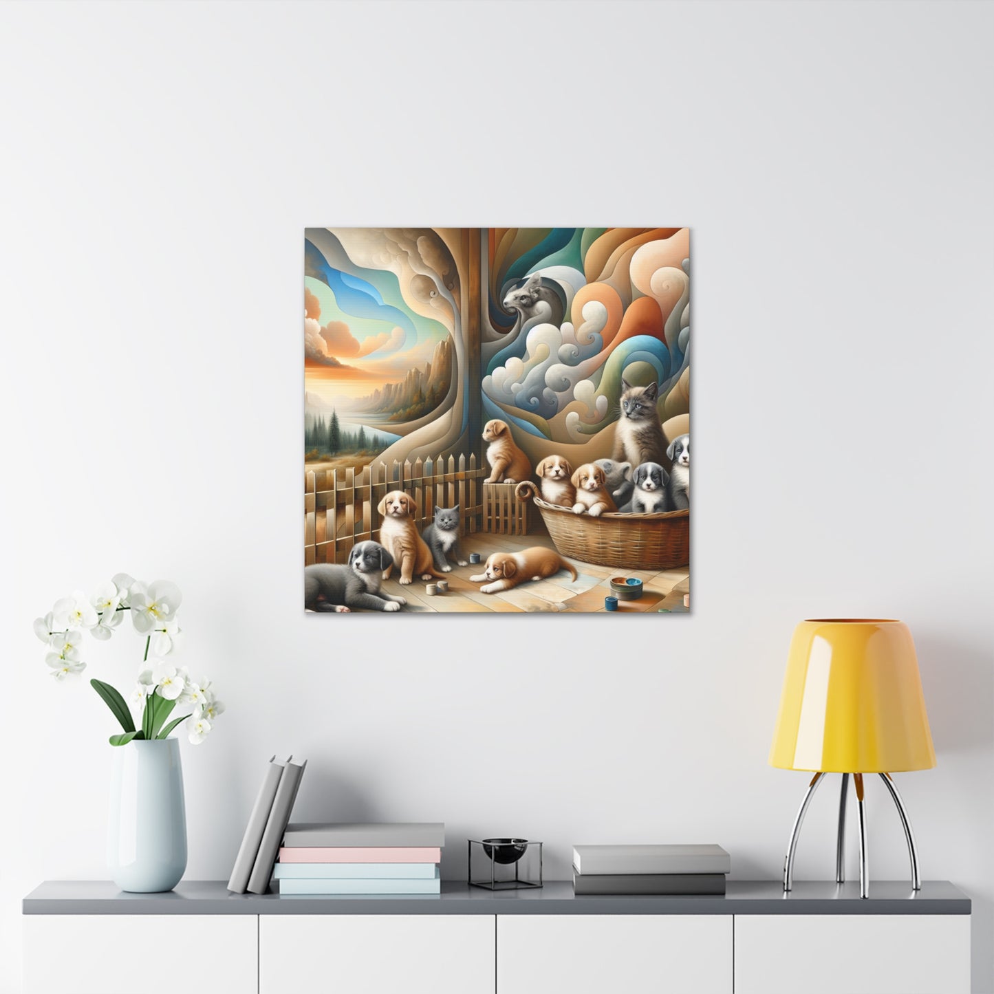 Whimsical Dreamscape Serenade - Canvas