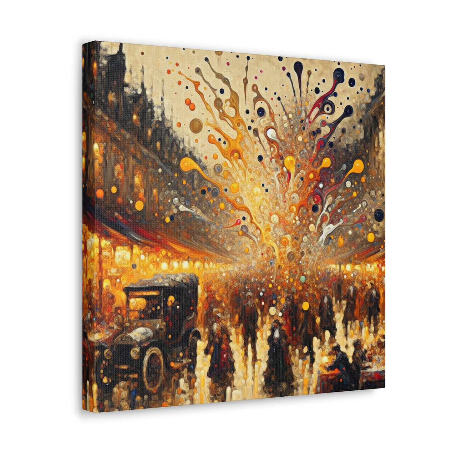 "Mystical Twilight Bazaar" - Canvas