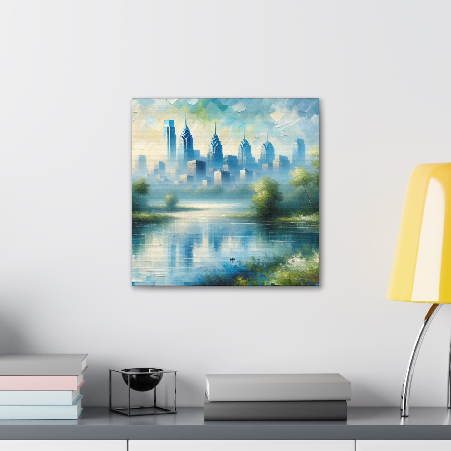 Urban Bliss in Motion - Canvas