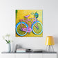 Riding on the Bicycle - Canvas