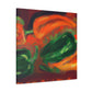 "Peppers in Prismatic Hues" - Canvas