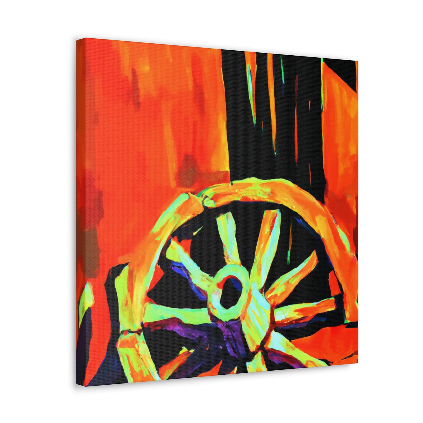 "Wheel of Wonderment" - Canvas