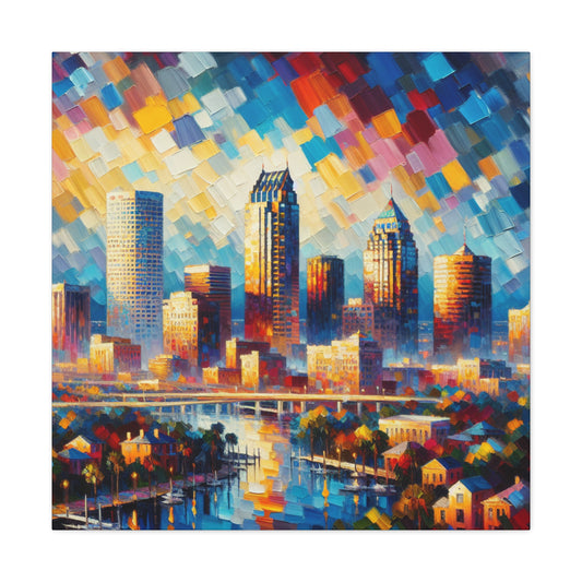 "Vibrant Tampa Colors" - Canvas