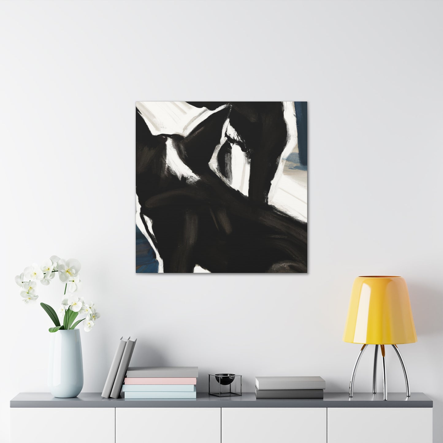 "Boston Terrier Expressionism" - Canvas