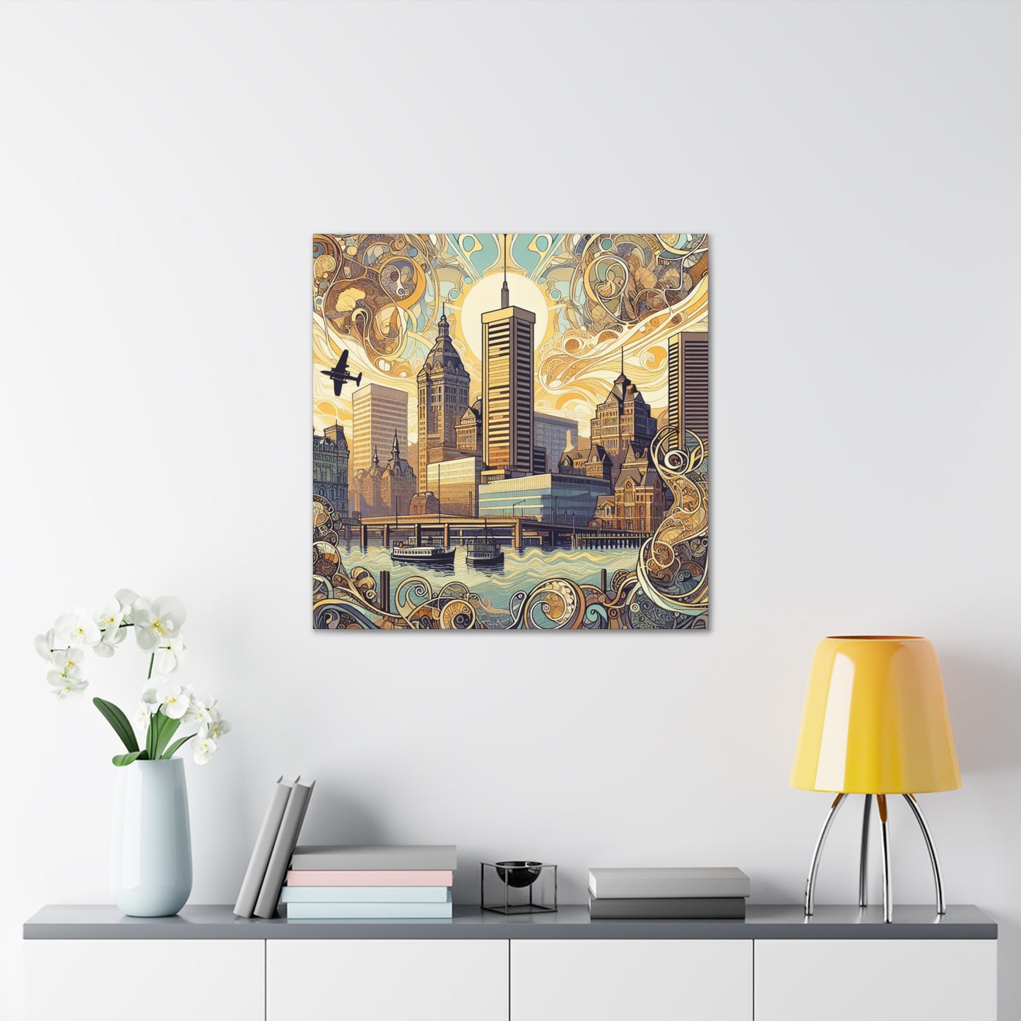 "Baltimore's Organic Elegance" - Canvas