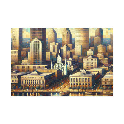 Jazz City Serenade - Canvas