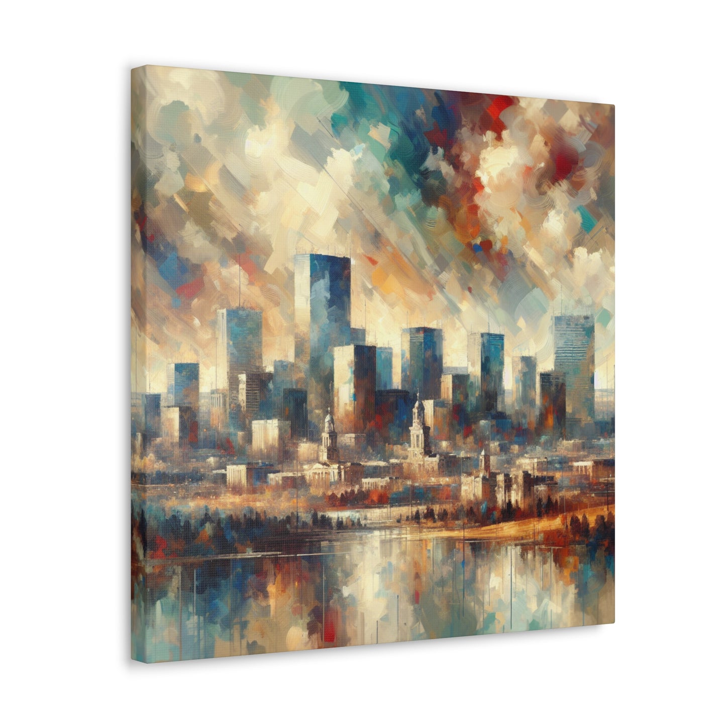 "Whirlwind of Denver" - Canvas