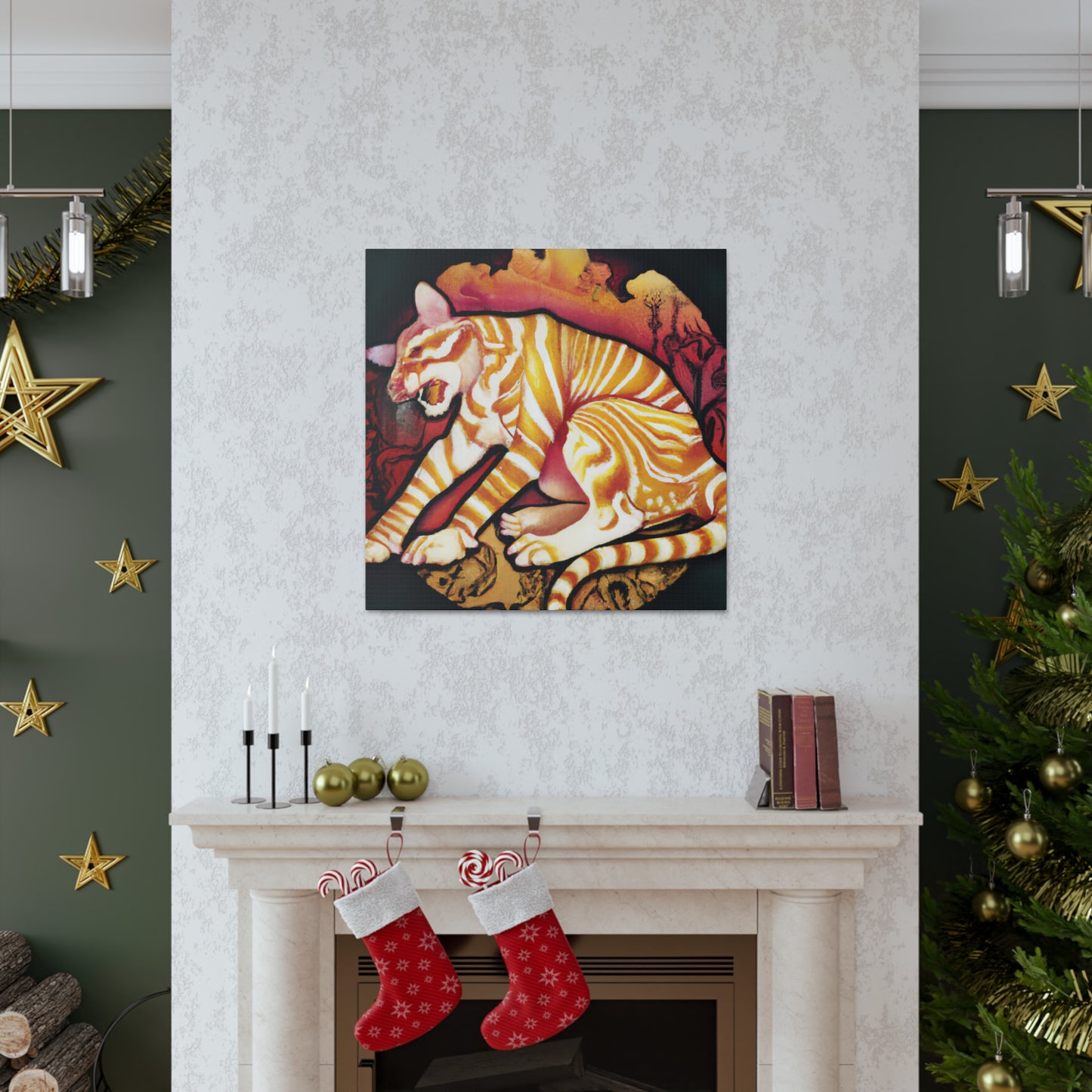 Tasmanian Tiger Mirage - Canvas