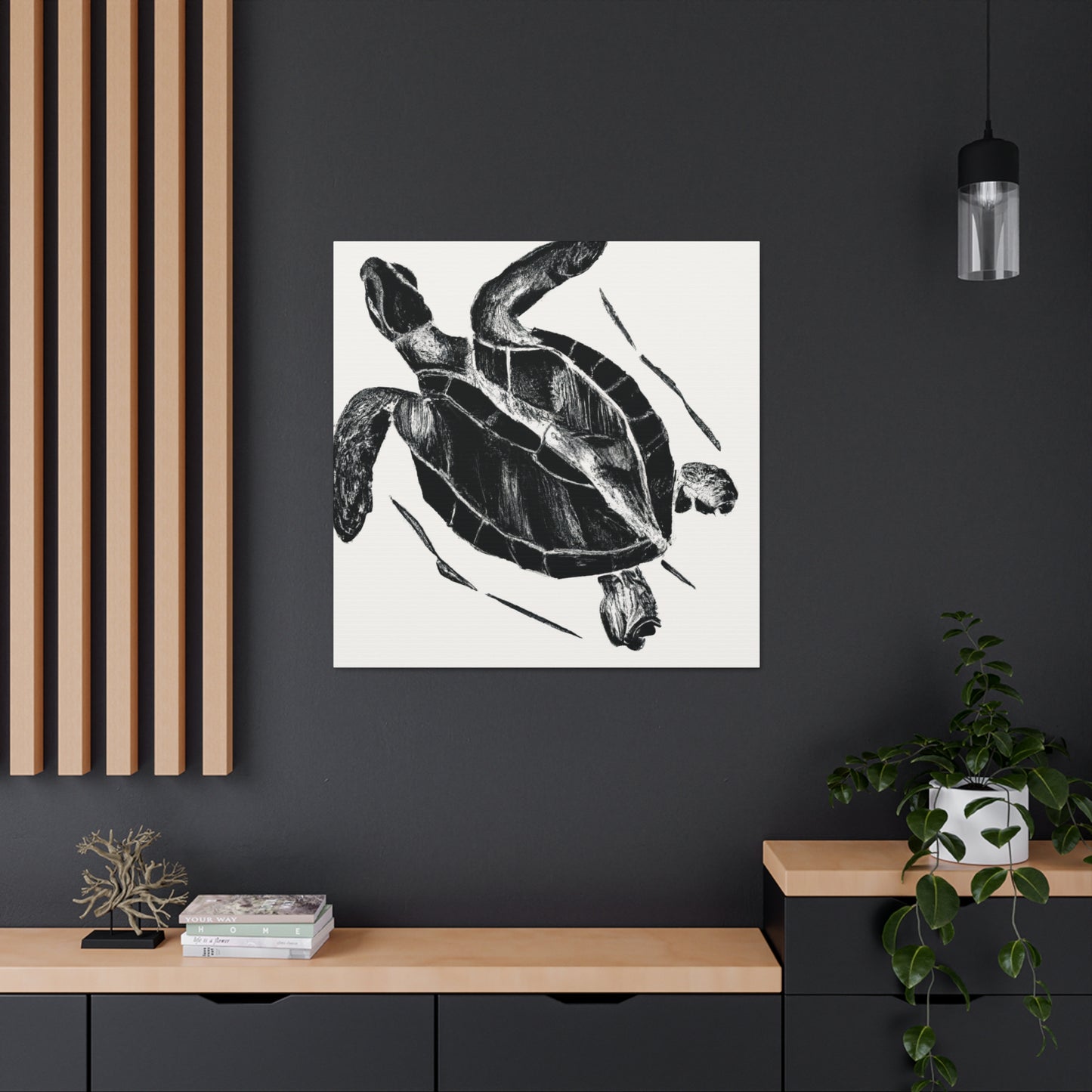 "Sea Turtle's Solitude" - Canvas