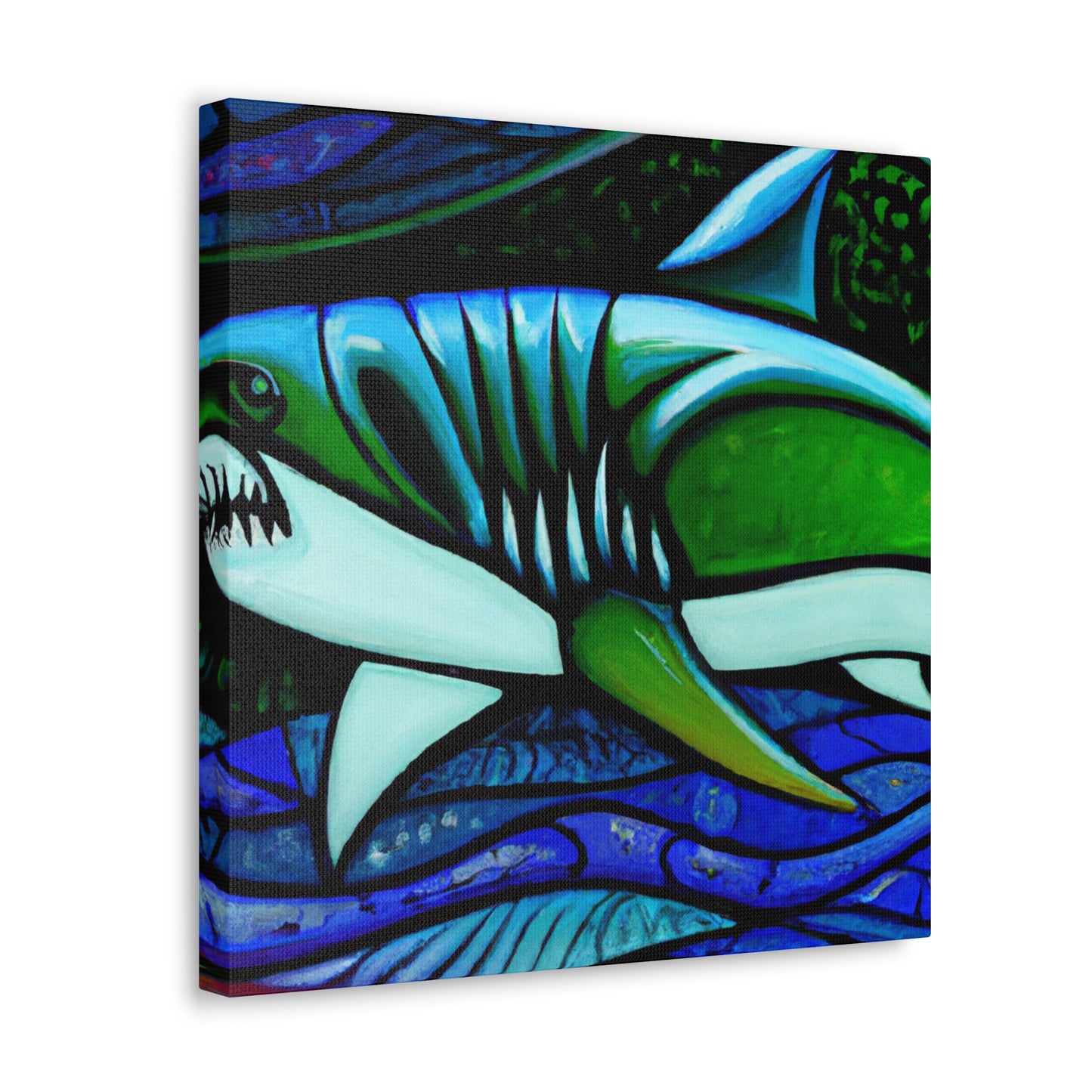 "Fearsome Shark Majesty" - Canvas