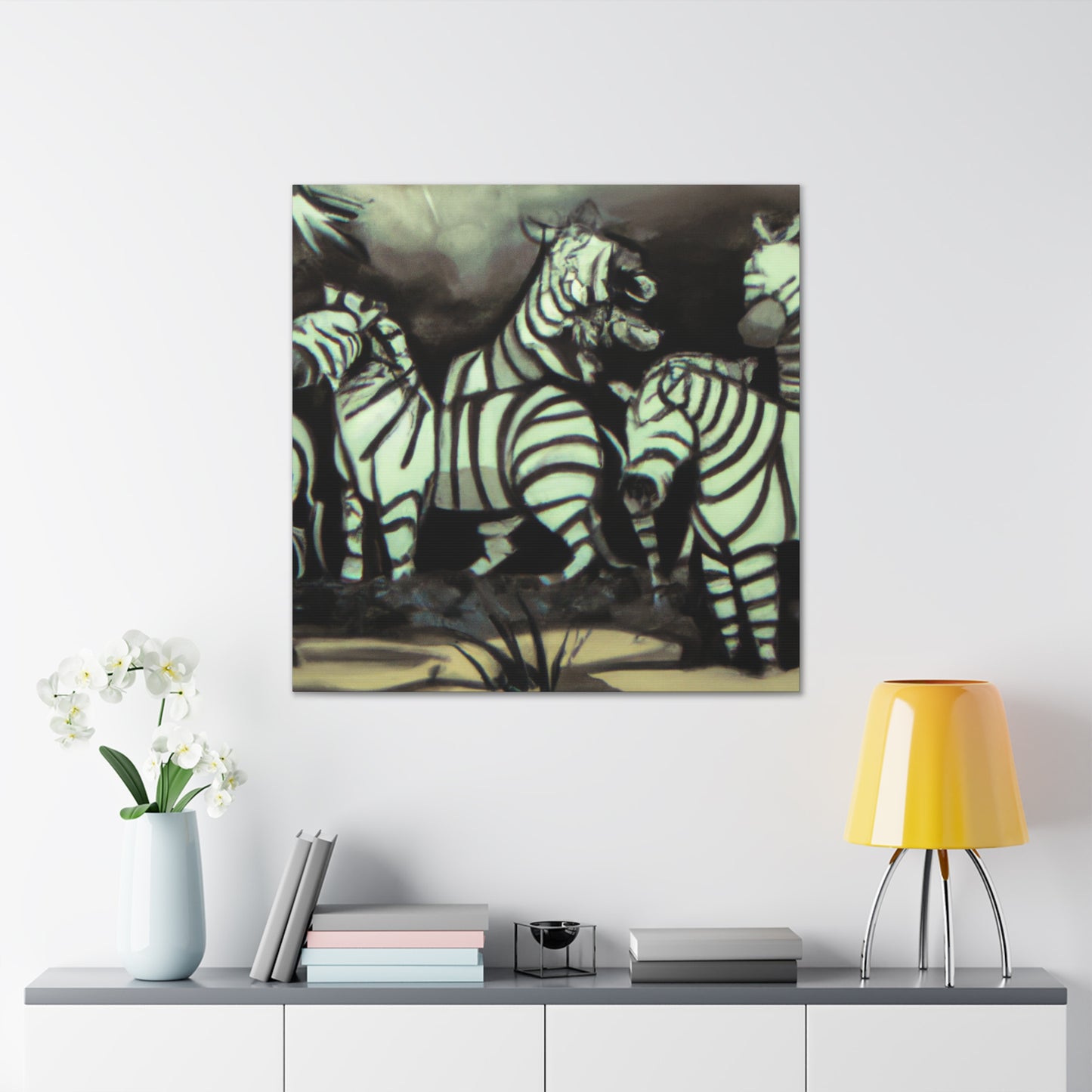 "Zebra in Expressionism" - Canvas