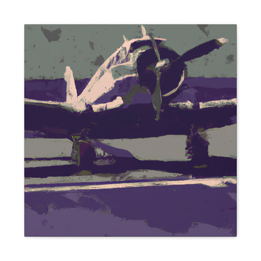 "Vintage Flight Fauvism" - Canvas