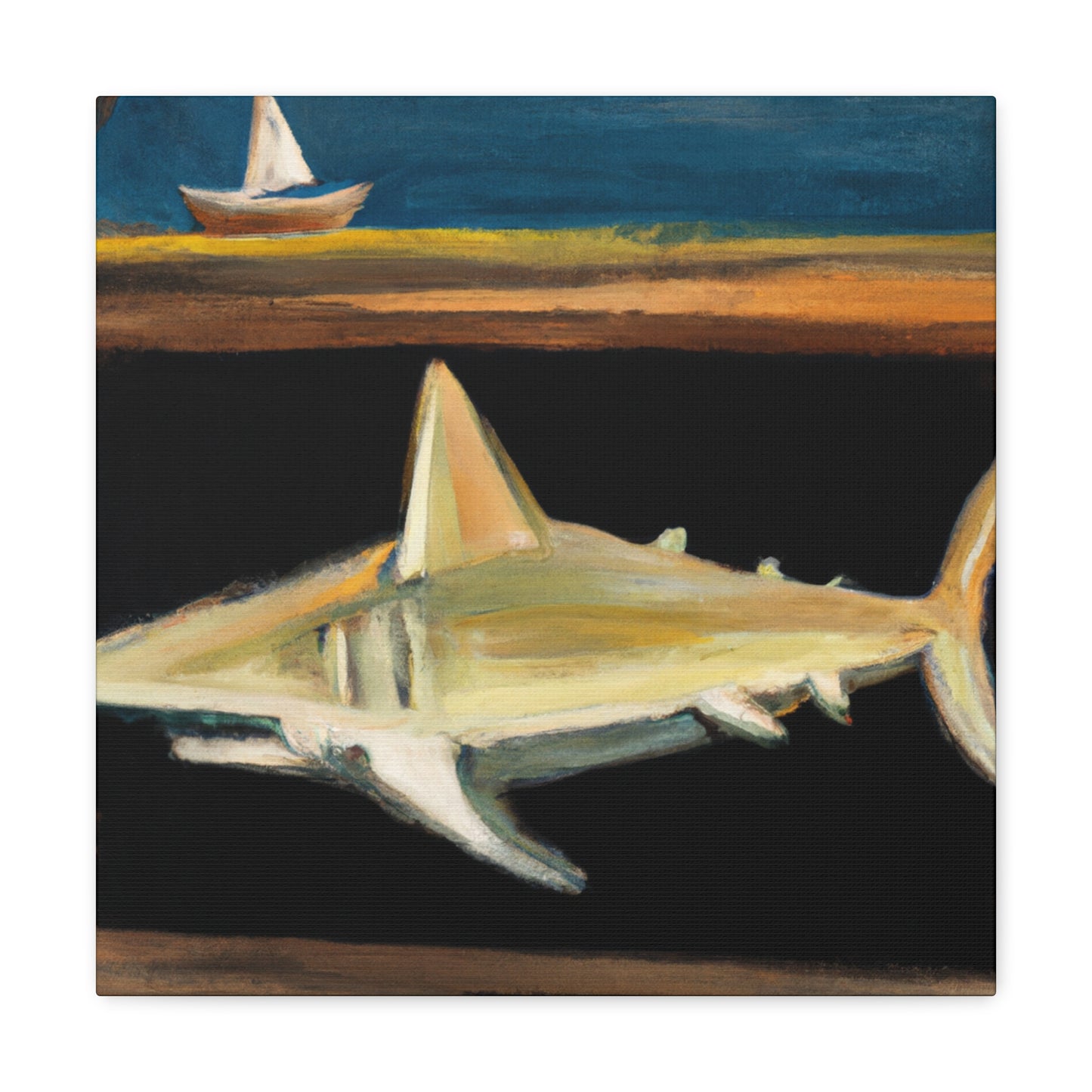 Shark Among Dreams - Canvas