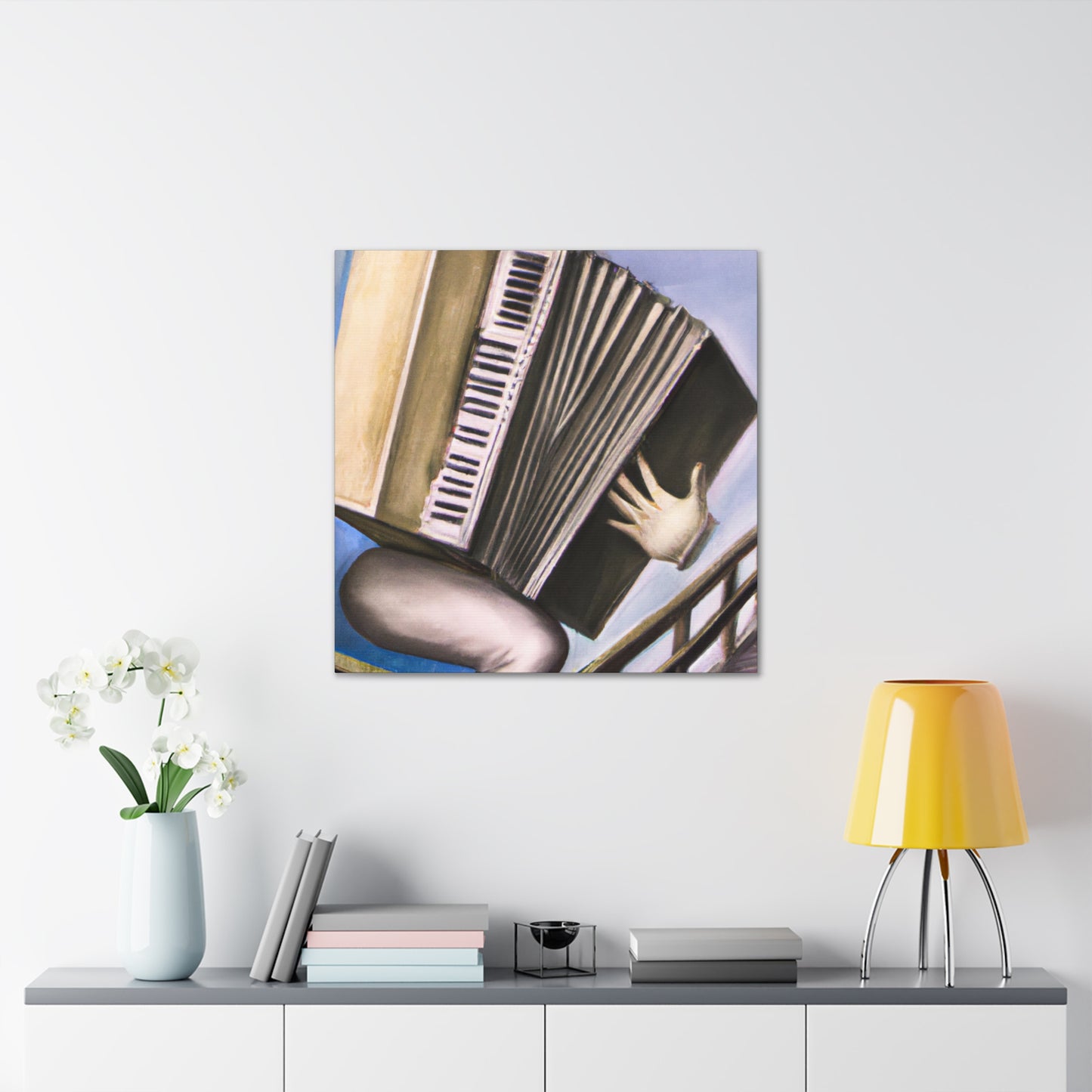 "Accordion Symphony Surrealism" - Canvas