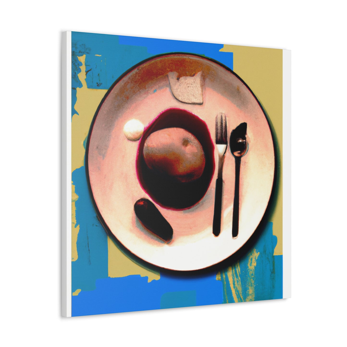 Simple Dining Scene. - Canvas