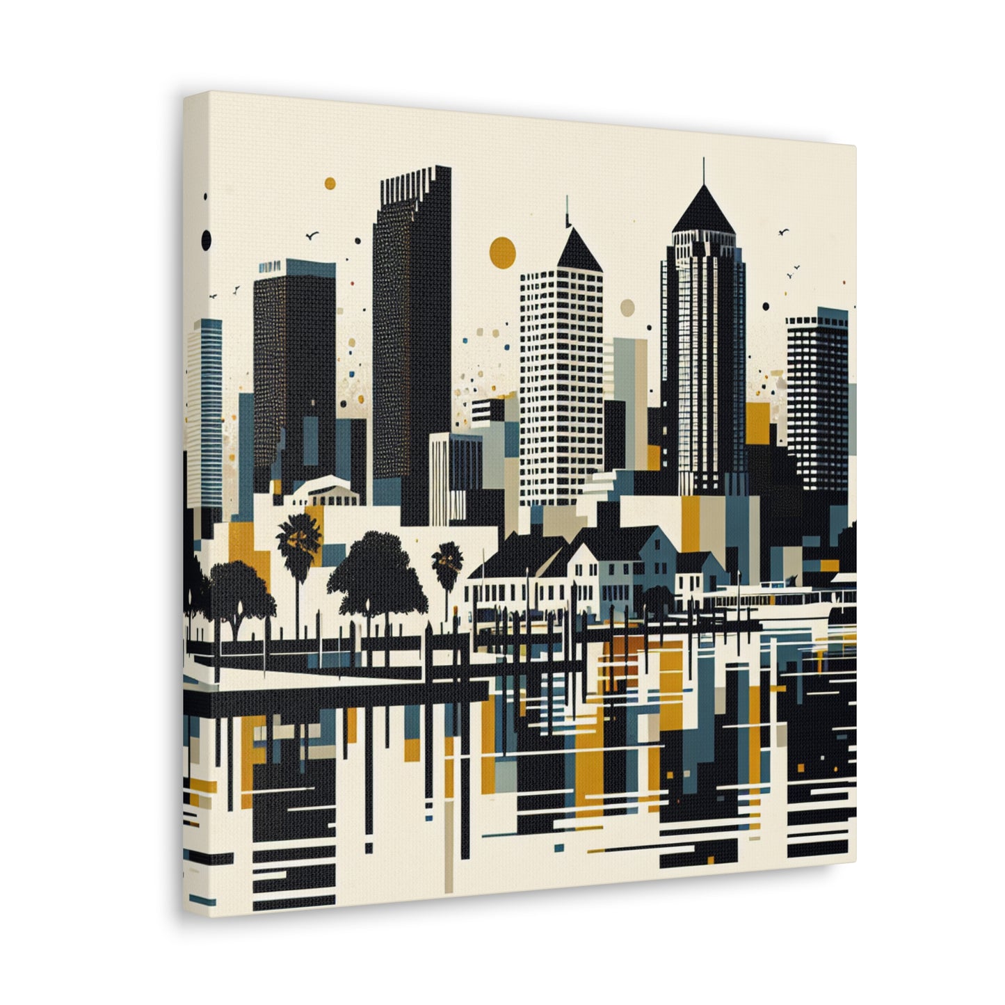 "Serene Tampa Melodies" - Canvas