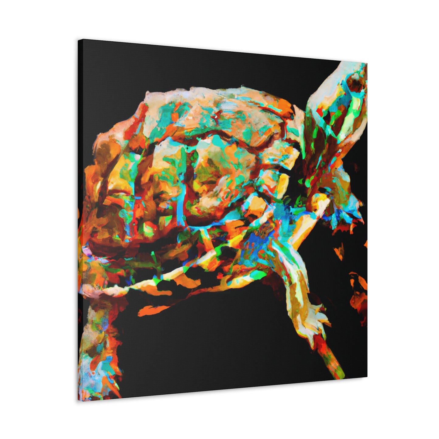 "Box Turtle Dreamscape" - Canvas