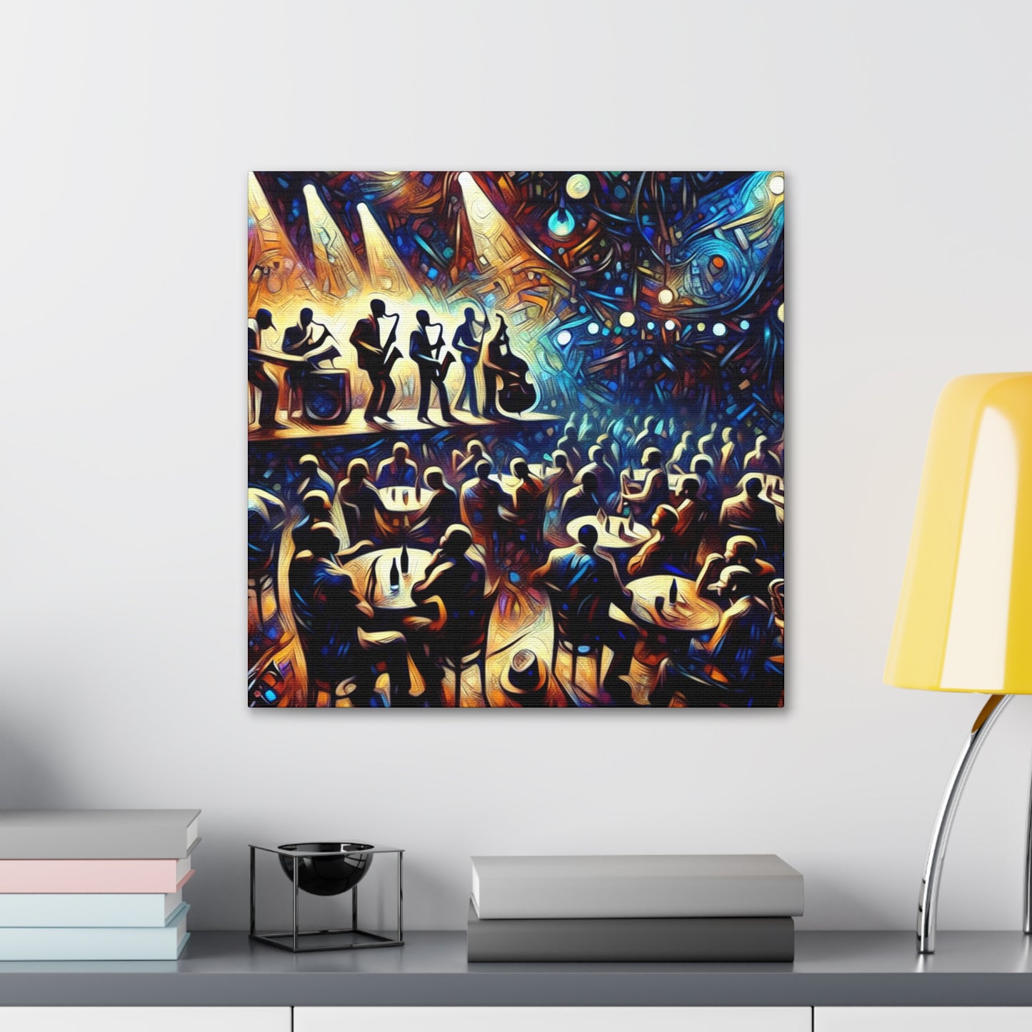 "Midnight Melodies Unleashed" - Canvas