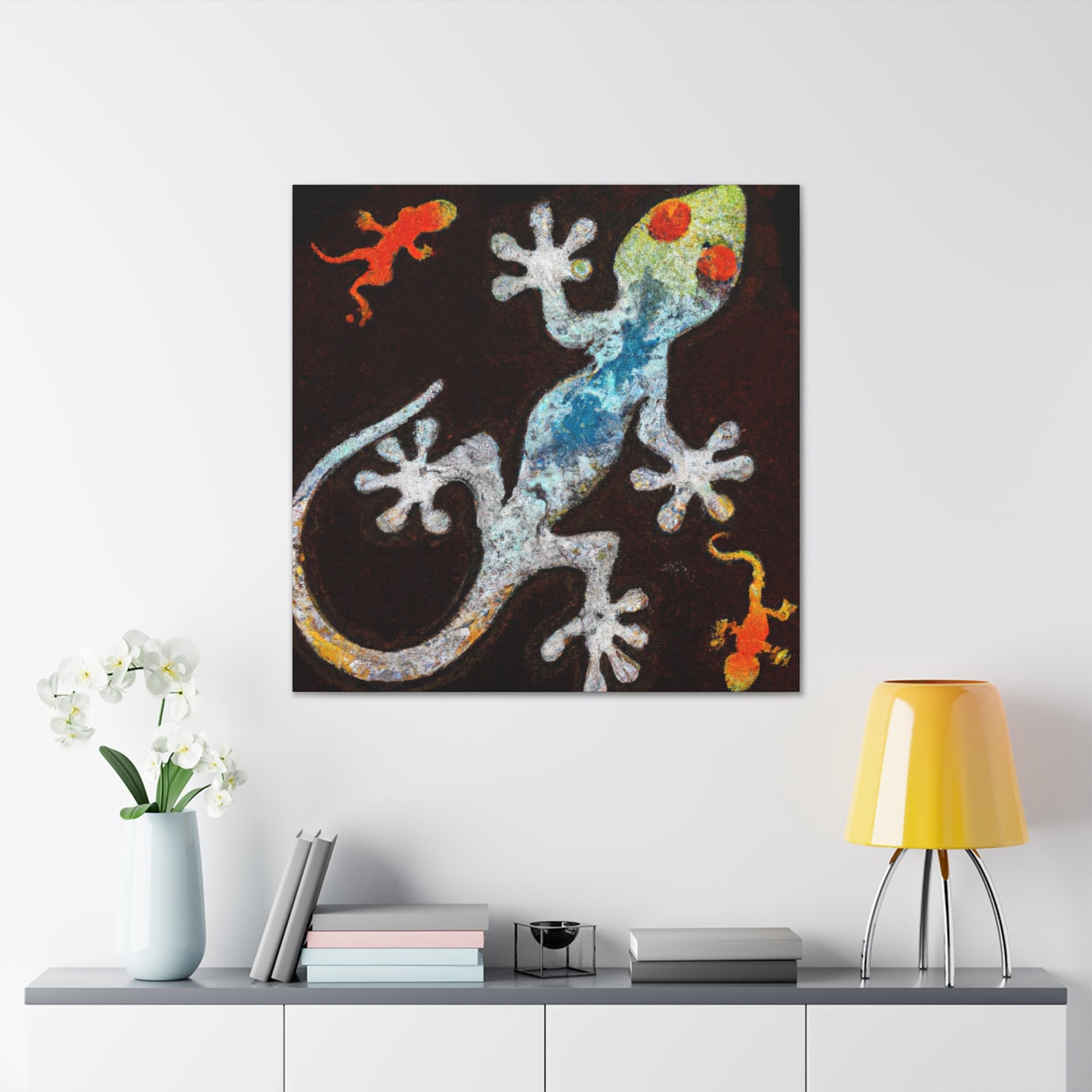 Lizard Eternal Patience - Canvas