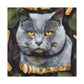 "Purrfect British Shorthair" - Canvas