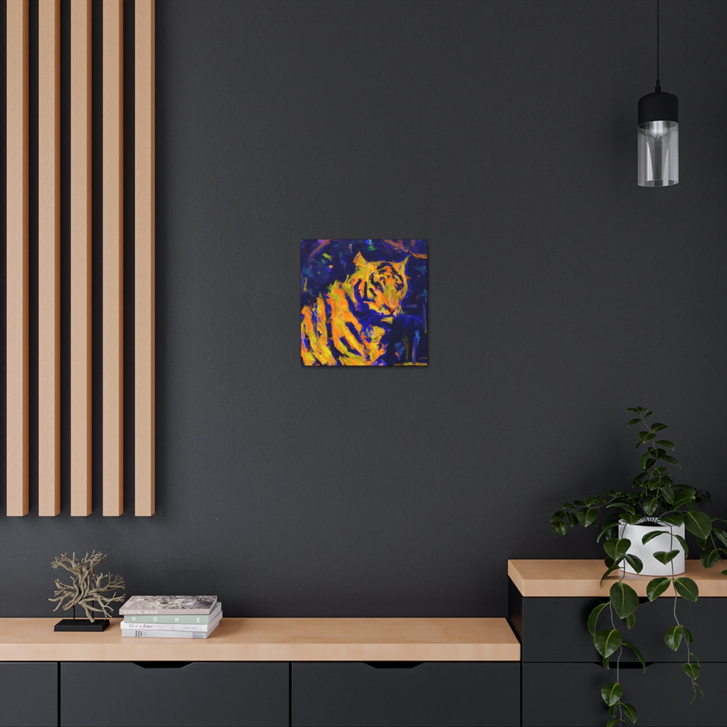 Tiger's Abstract Roar - Canvas