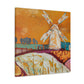 Windmill In Motion - Canvas