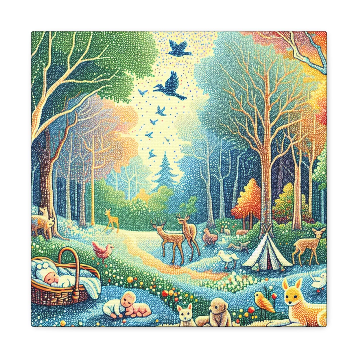 Whispering Woodland Serenity - Canvas