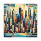 "Vibrant Urban Splendor" - Canvas