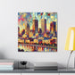 Vibrant Urban Depths - Canvas