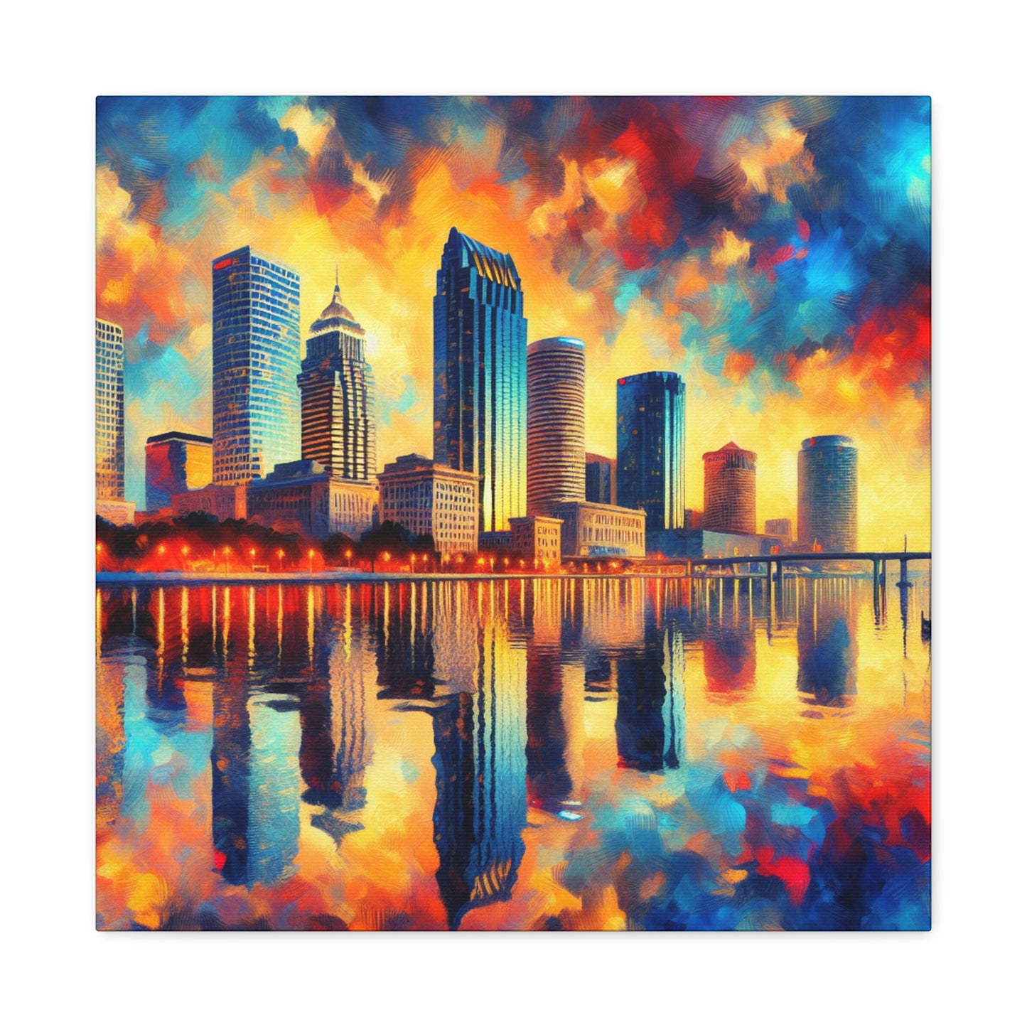 "Enigmatic Tampa Dreams" - Canvas