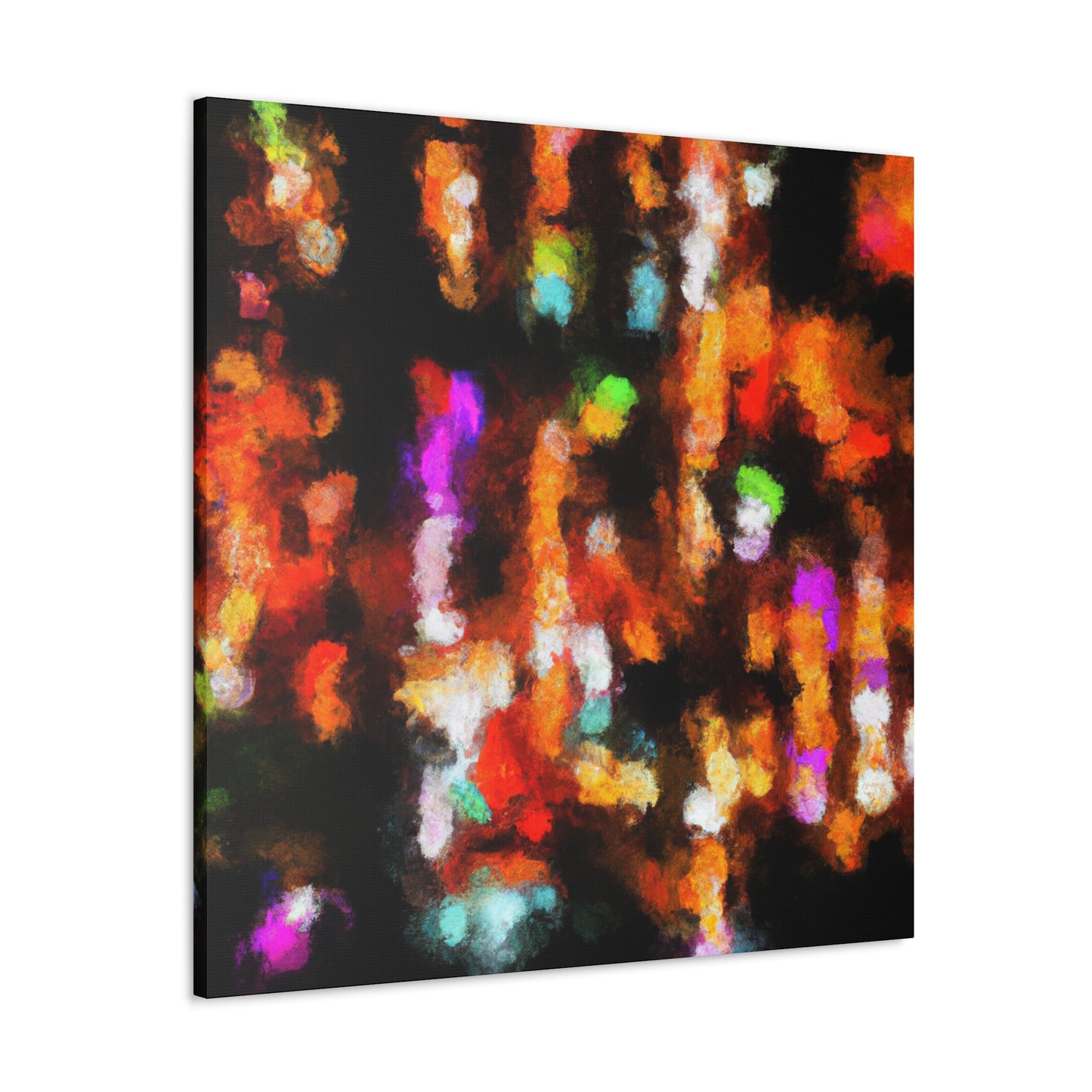 "Christmas Lights Glittering" - Canvas