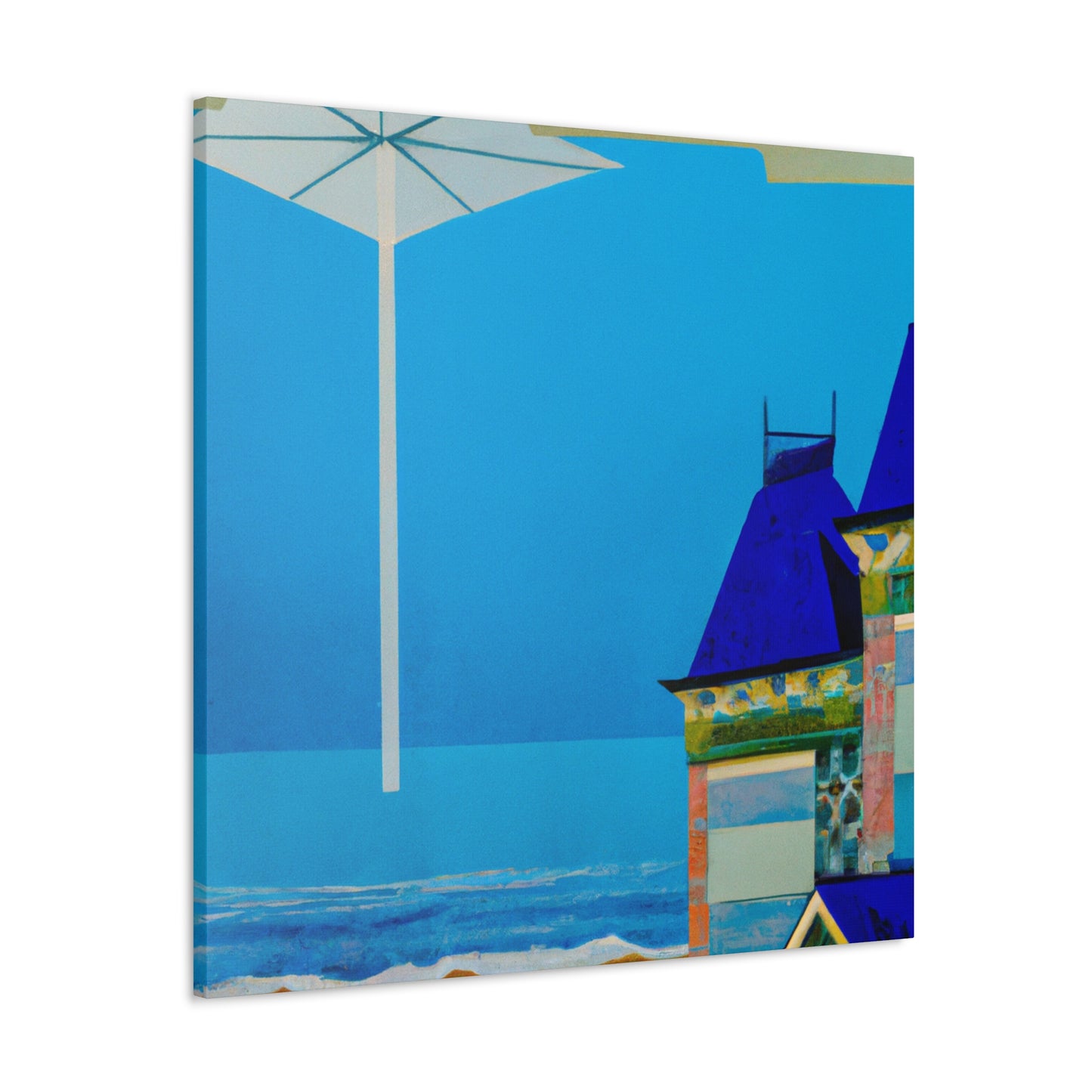 "Beach Cottages Dreaming" - Canvas